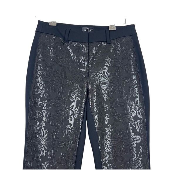 White House Black Market The Skinny Pants Leggings Black Size 00 - Picture 3 of 8